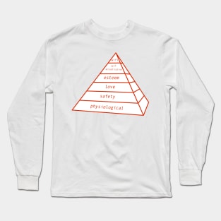 Updated Maslow's Hierarchy Long Sleeve T-Shirt